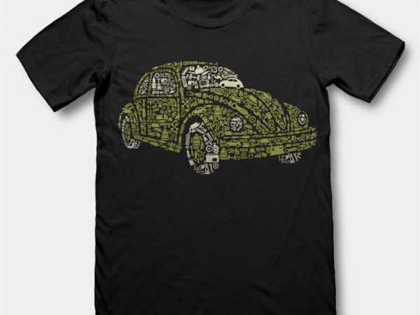 Beetle tshirt design