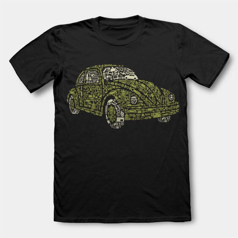 Beetle tshirt design t shirt designs for print on demand