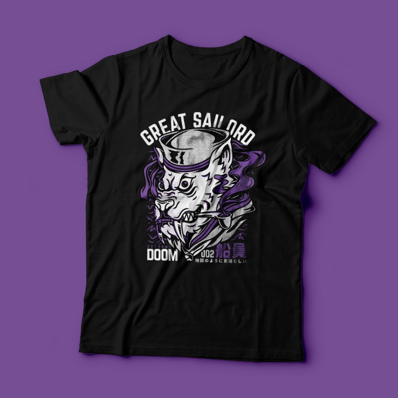 Great Sailord commercial use t shirt designs
