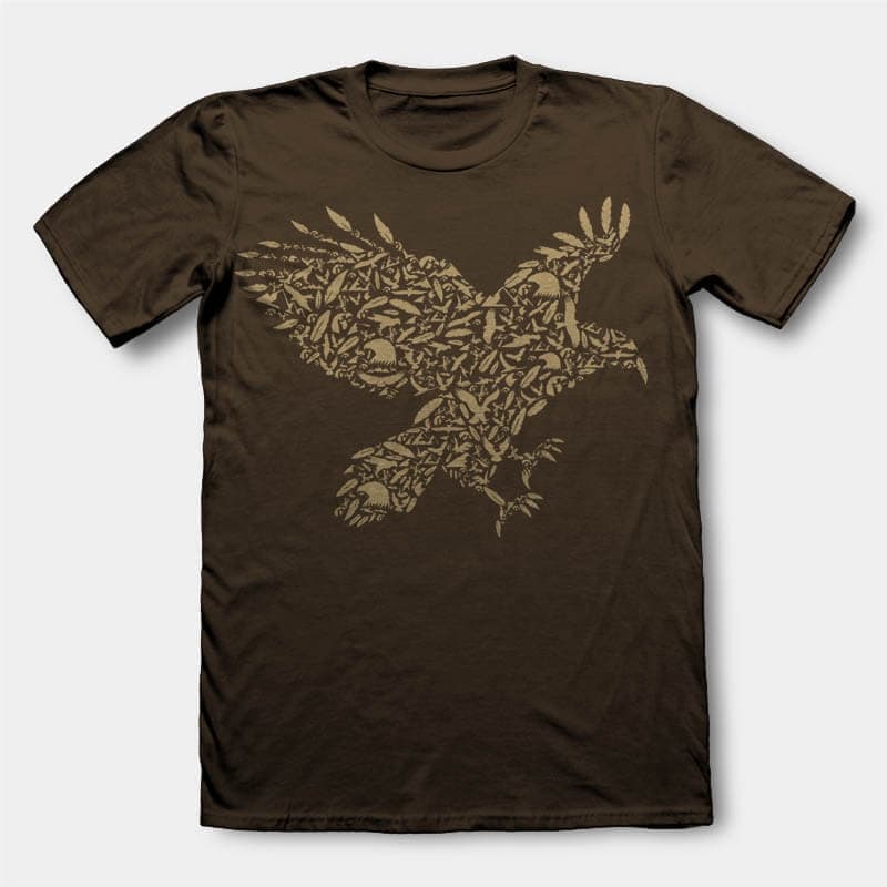 Eagle Vector t-shirt design t shirt designs for teespring