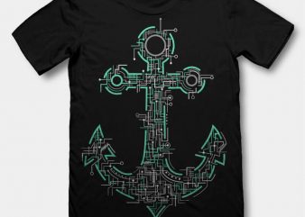 Electric Anchor t-shirt design