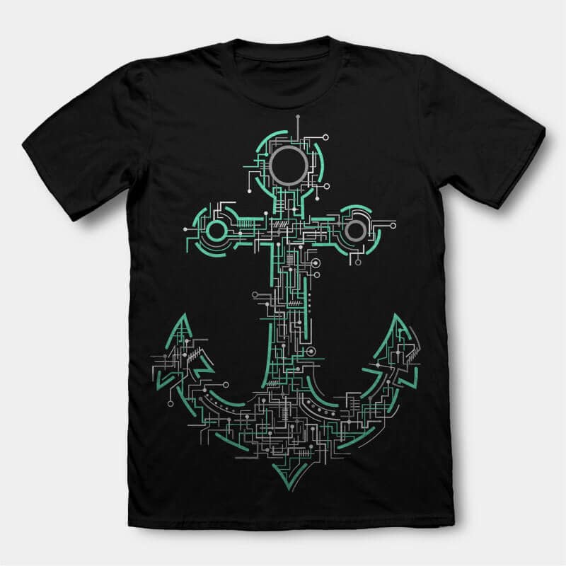 Electric Anchor t-shirt design t shirt designs for teespring