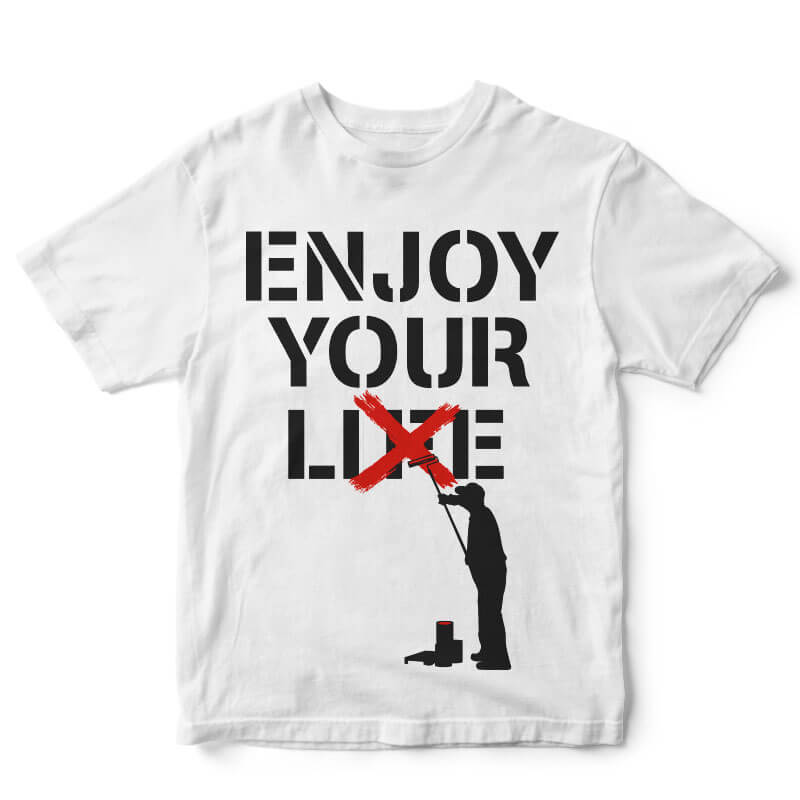 Enjoy Your Lie tee design tshirt factory