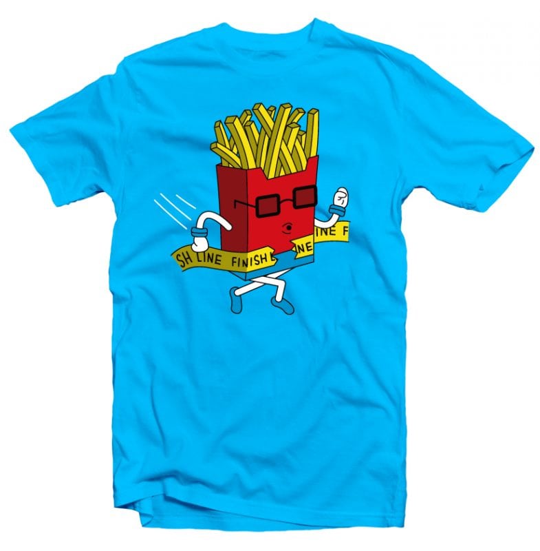 Fast Food t shirt design png