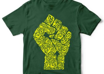Hand Of Revolution tshirt design