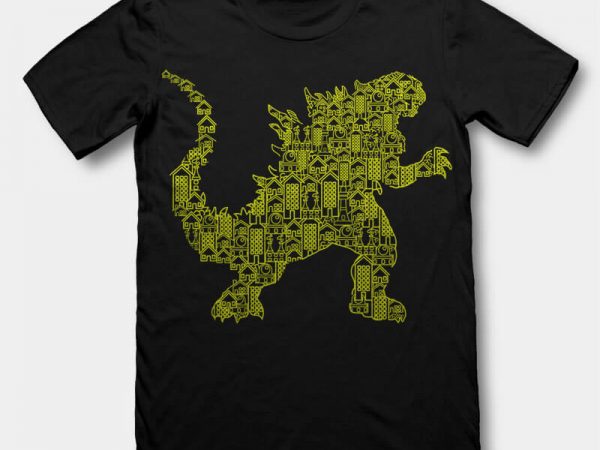 Kaiju 2 tshirt design