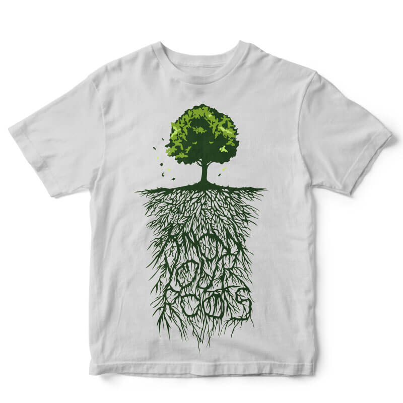 Know Your Roots tshirt design t shirt design graphic