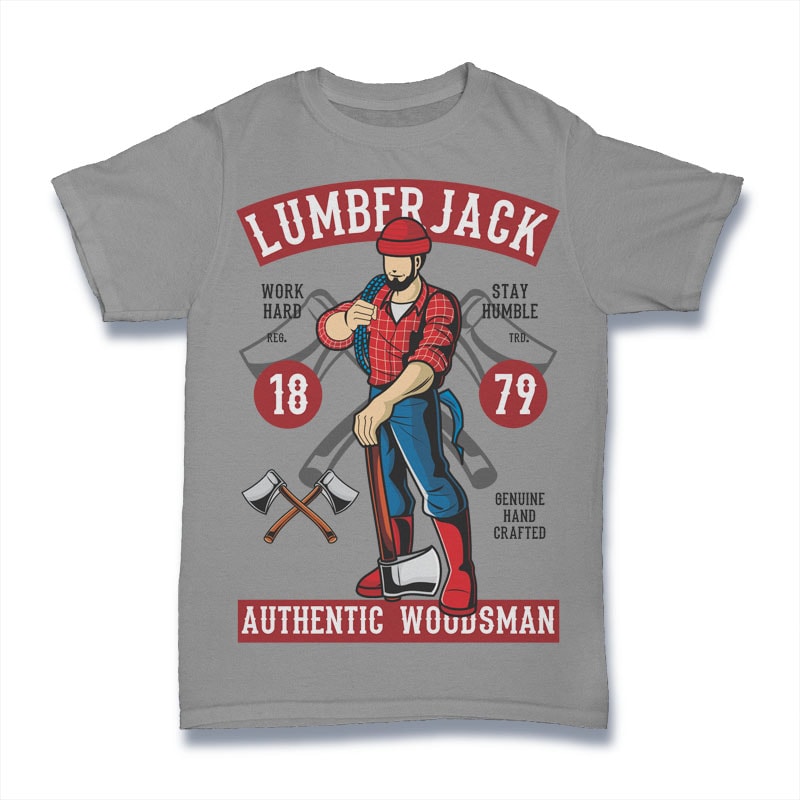 Lumberjack t shirt designs for teespring