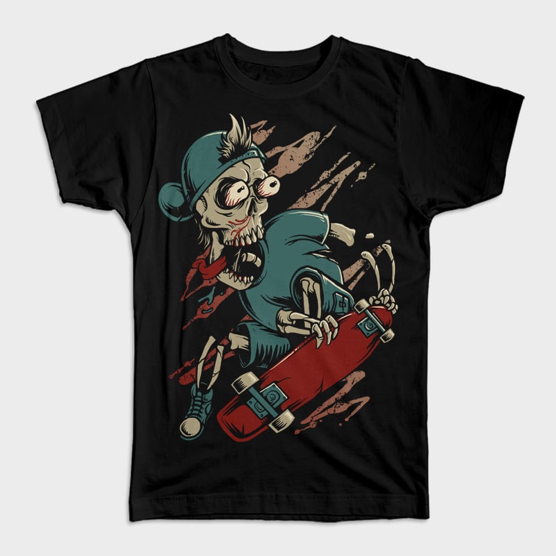Deadboarder tshirt design for merch by amazon