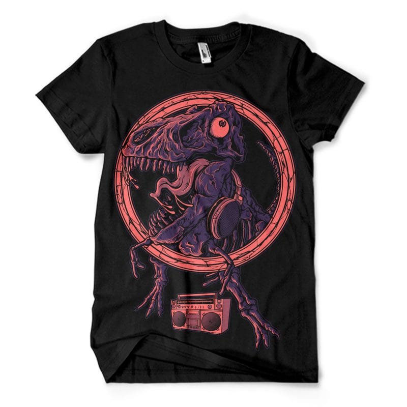 Dinodanceur tshirt designs for merch by amazon