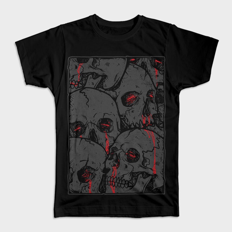 Killed 2 t shirt designs for printify