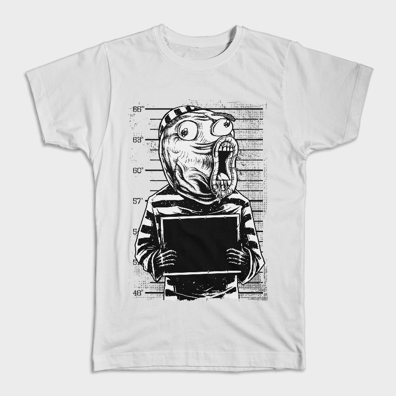 LOL Mugshot vector t shirt design