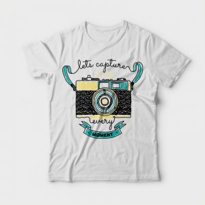 let’s capture every moment print ready vector t shirt design - Buy t ...