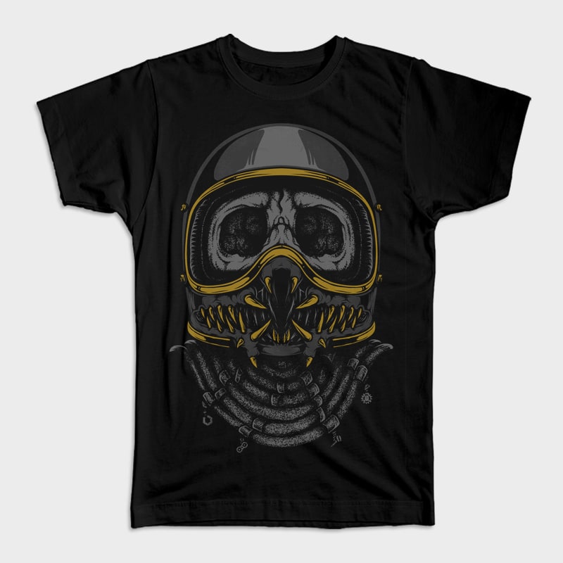 Predatorider t shirt designs for printful