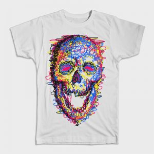 Skull Kid Draw t shirt design template - Buy t-shirt designs
