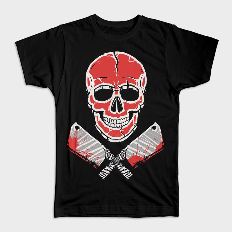 Skull Meat buy t shirt designs artwork
