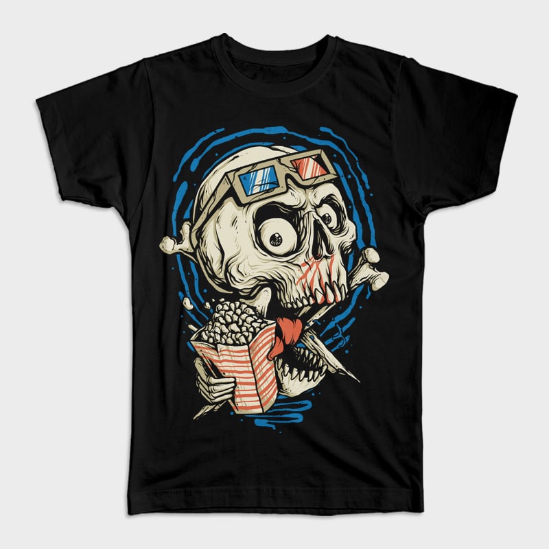 Skull Movie tshirt factory