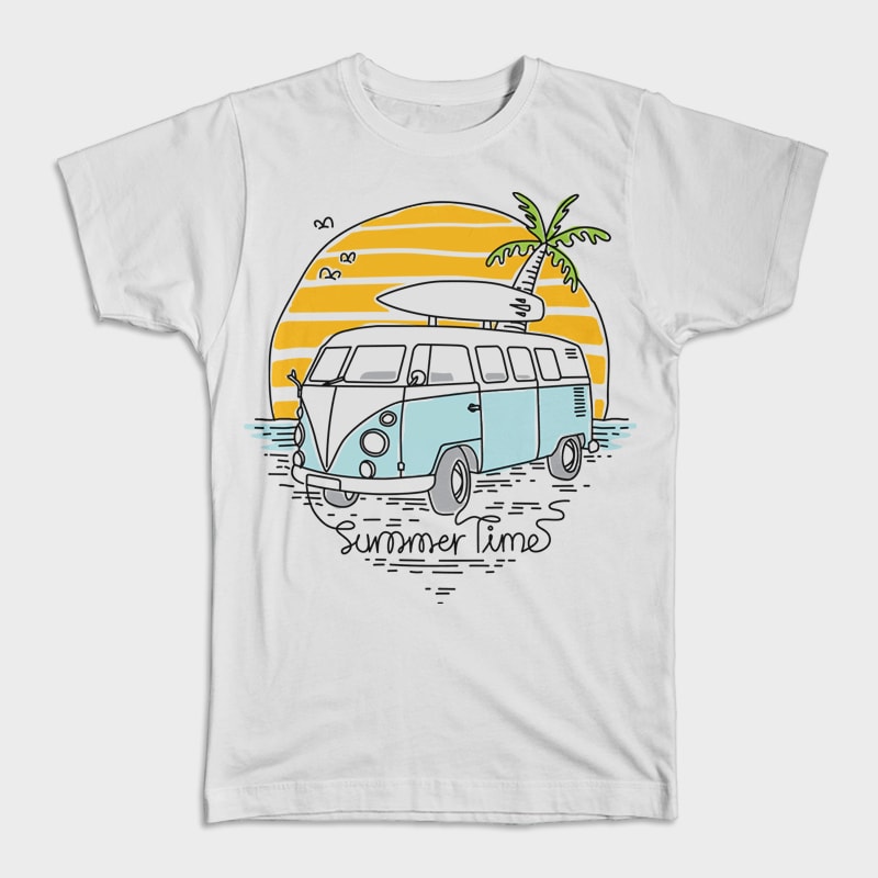 Summer Time buy t shirt designs artwork