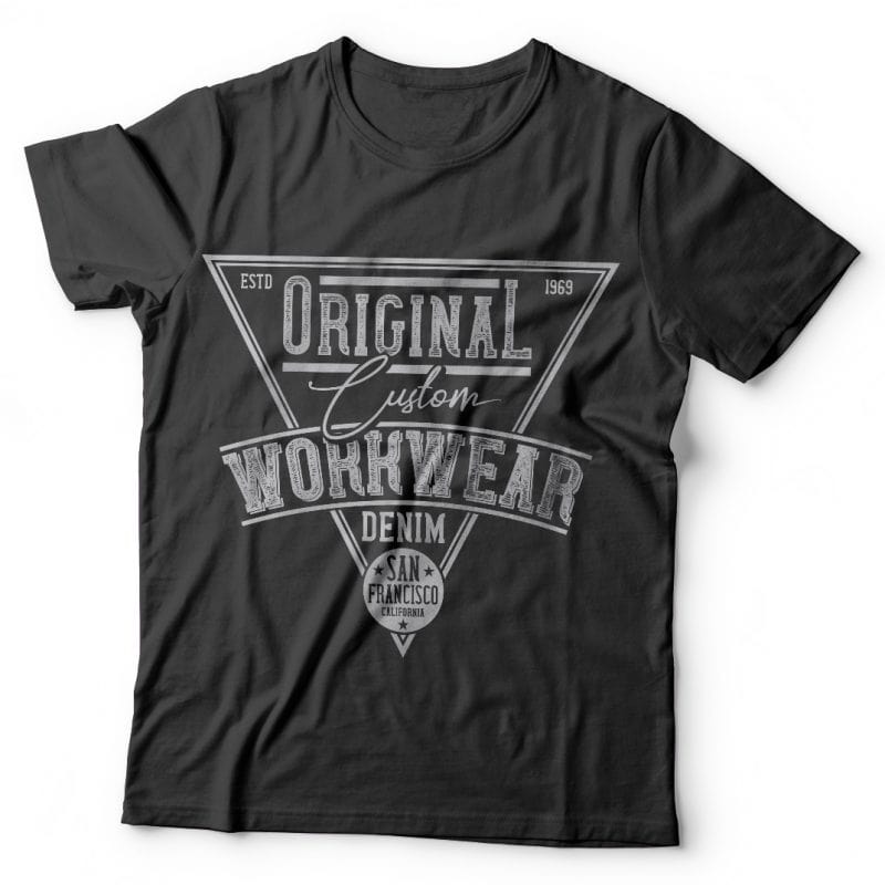 Denim label. Vector t-shirt design buy t shirt design