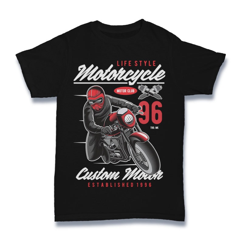 Motorcyle Lifestyle vector t shirt design