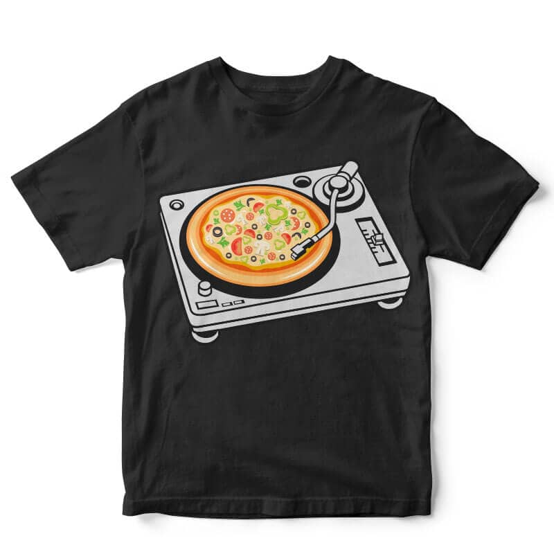 Pizza Scratch vector shirt designs