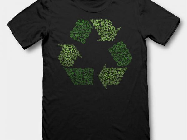 Recycling t-shirt design