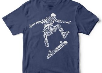 Skater t shirt design
