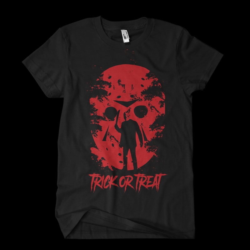jason mask t-shirt design tshirt design for sale