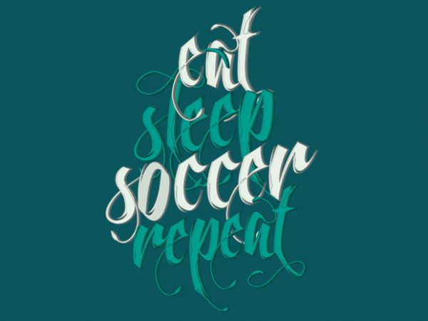 Soccer vector t shirt design artwork