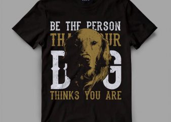 Dog t-shirt design