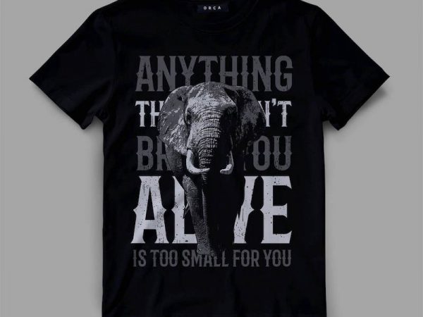 Elephant t-shirt design