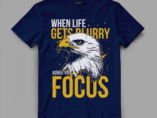 Eagle focus t-shirt design