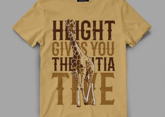 Giraffe Vector t-shirt design