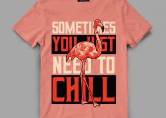 Flamingo T-shirt design