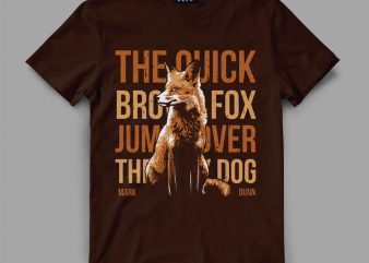 Fox t-shirt design