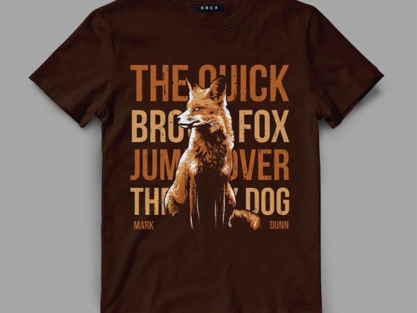 Fox t-shirt design