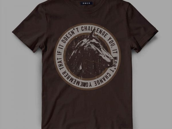 Horse 1 challenge shirt design