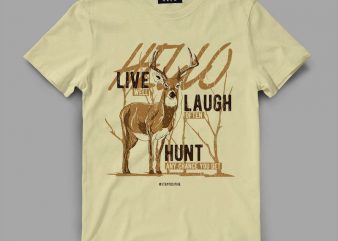 deer 3 livelaugh Graphic tee design