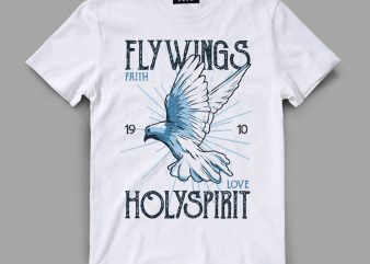 bird 4 dovefly Vector t-shirt design