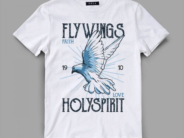 Bird 4 dovefly vector t-shirt design