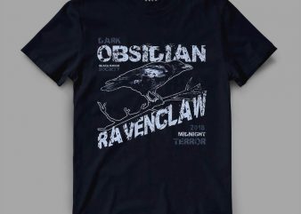 crow 1 raven Vector t-shirt design