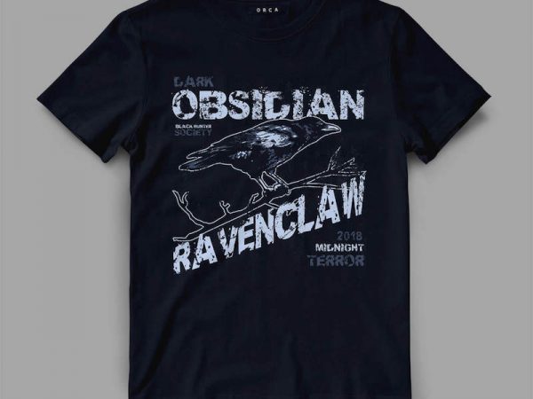 Crow 1 raven vector t-shirt design