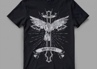 bird 5 dovecross Vector t-shirt design
