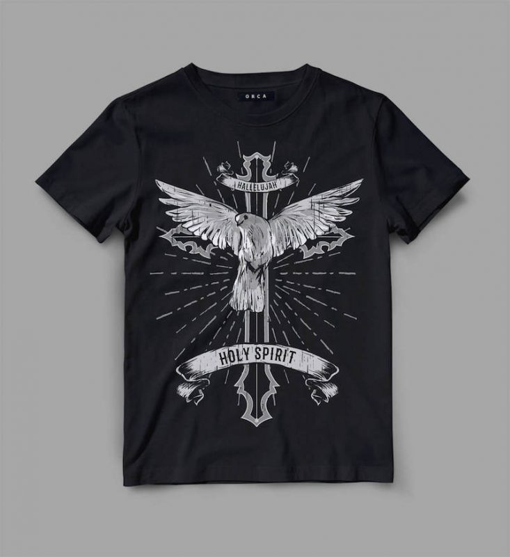 bird 5 dovecross Vector t-shirt design t shirt designs for printify