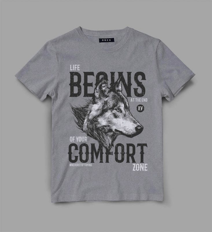 wolf 4 life Vector t-shirt design t shirt design png