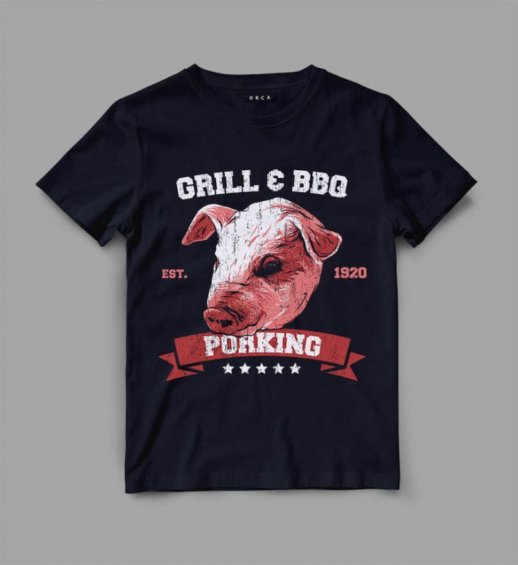 pig 1 grill Vector t-shirt design t shirt design png