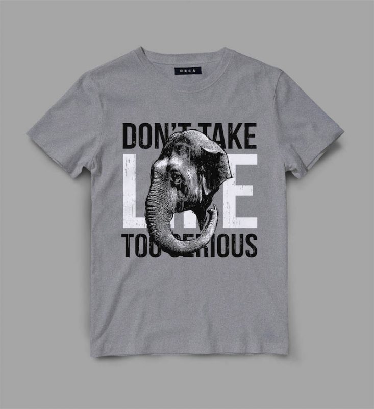 elephant 3 serious shirt design t shirt designs for teespring