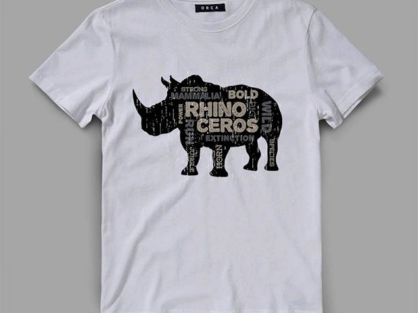 Rhino 2 power shirt design