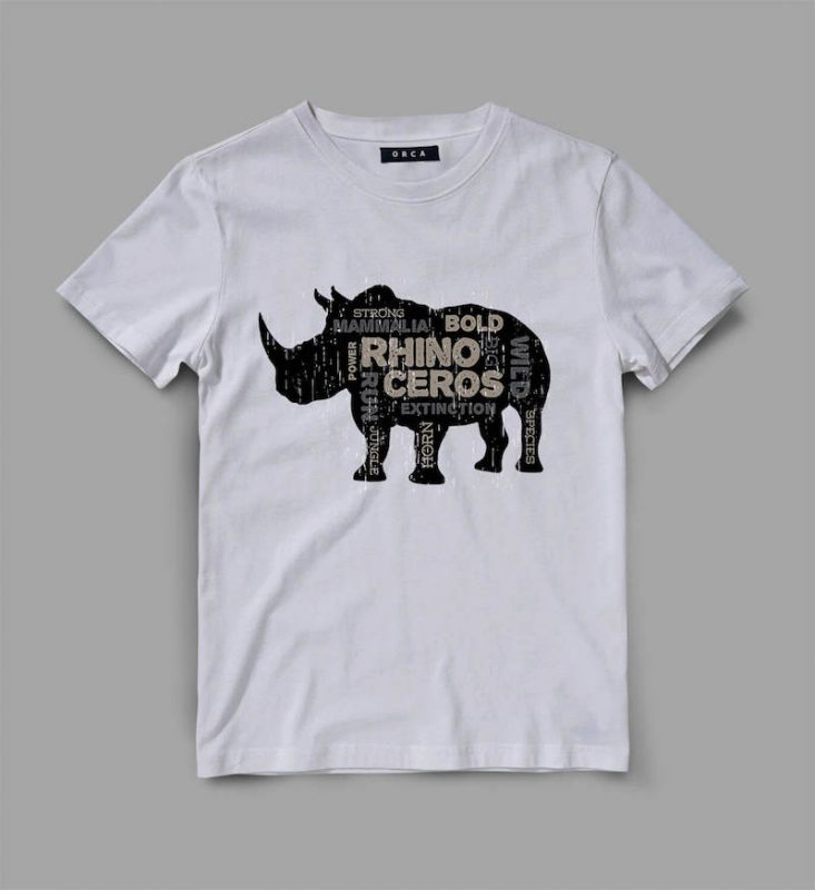 rhino 2 power shirt design t shirt designs for teespring