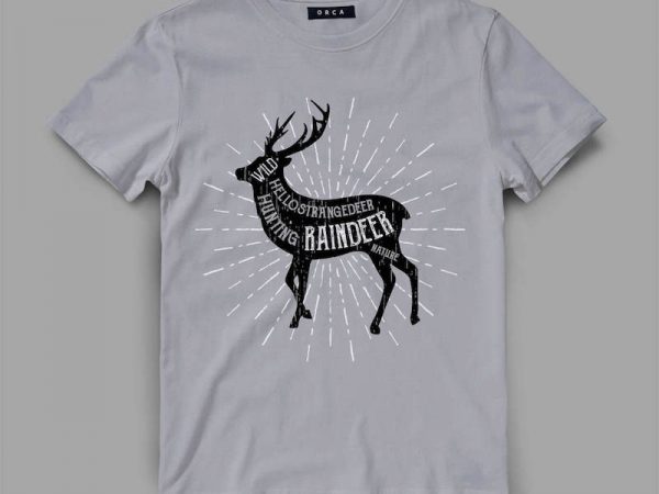 Deer 5 raindeer shirt design Deer 5 raindeer shirt design